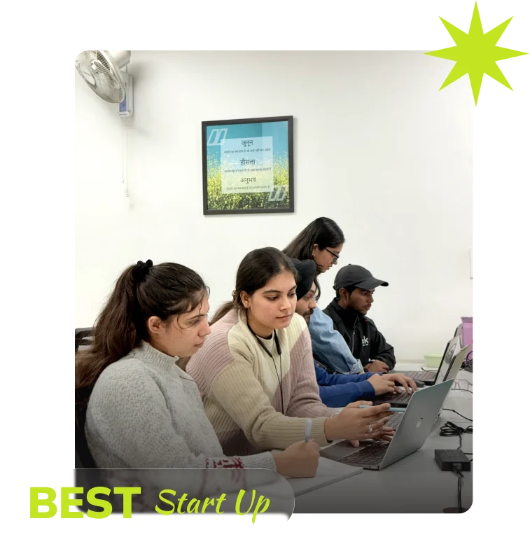 industrial training students at apptechies during pracctical session