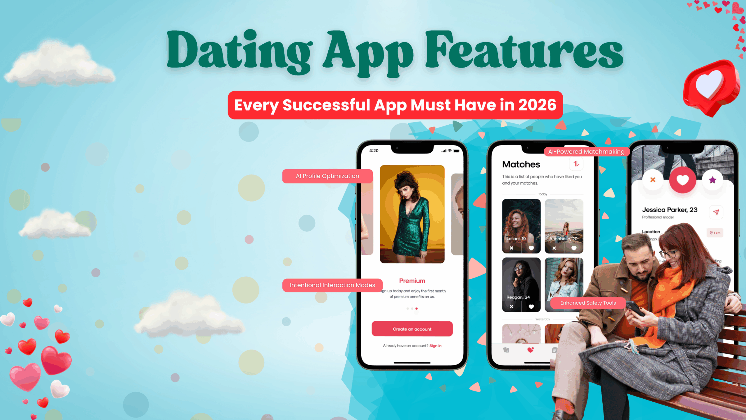 Dating App features blog featured image