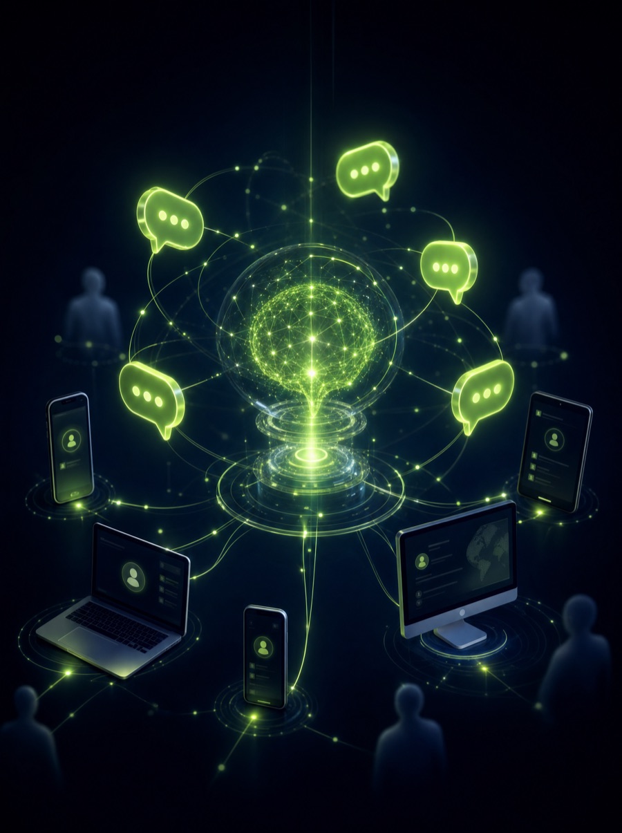 AI-powered customer engagement network