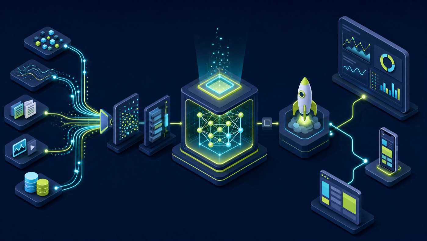 Full-spectrum AI engineering pipeline from data to deployment