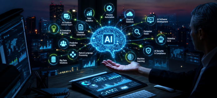 Scale Smarter with a Full-Spectrum AI Services Suite
