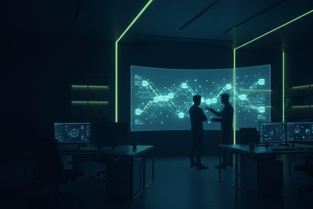 Blockchain application development and distributed ledger network visualization