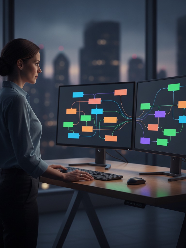 Engineer building a data pipeline architecture