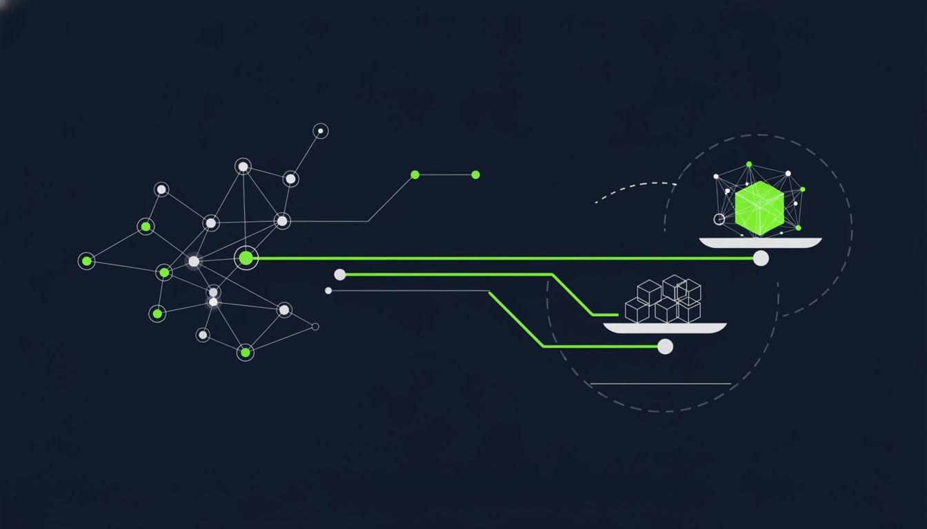 Placeholder abstract visual representing AI model selection for production systems