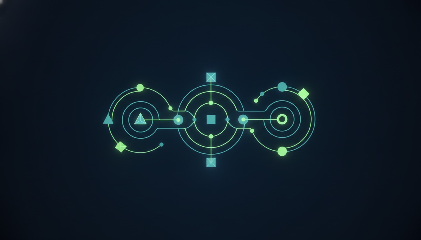 Placeholder abstract visual representing software development methodologies and process