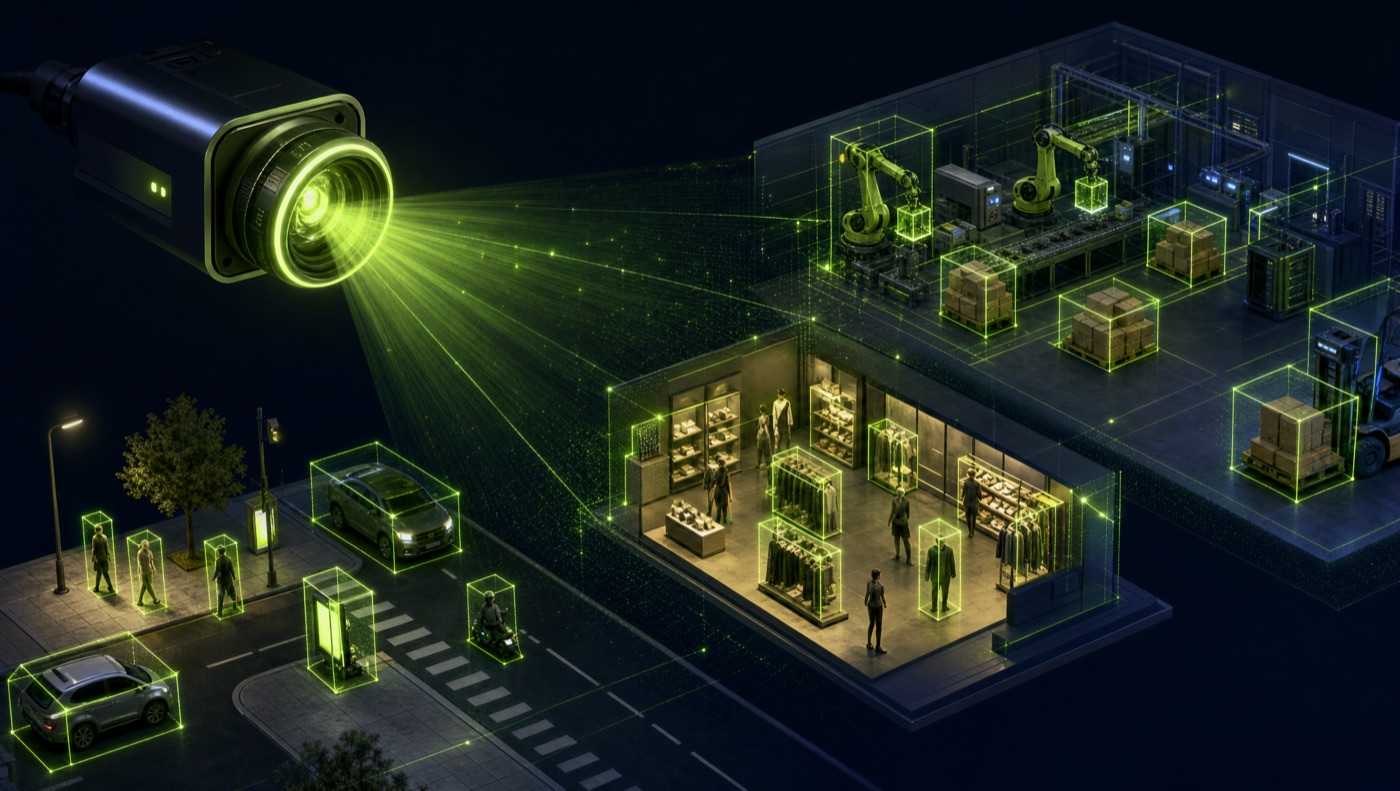Computer vision technology scanning mobile, retail and industrial scenes