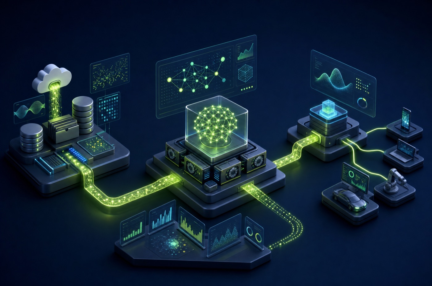 Machine learning pipeline from data to deployment