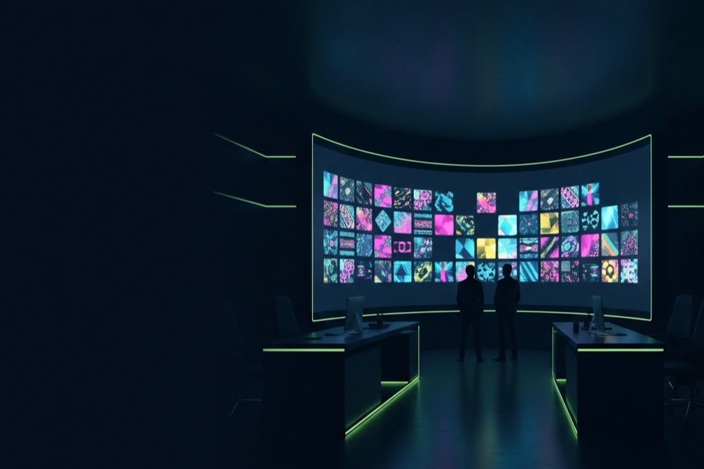 NFT marketplace development: digital collectible grid visualization