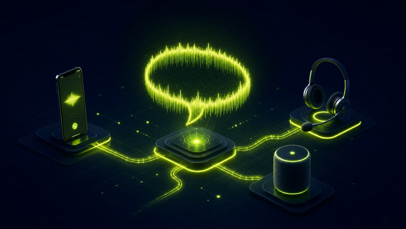AI agent connected to phone, headset and business systems
