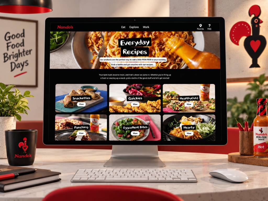Mockup — Menu & Category Discovery